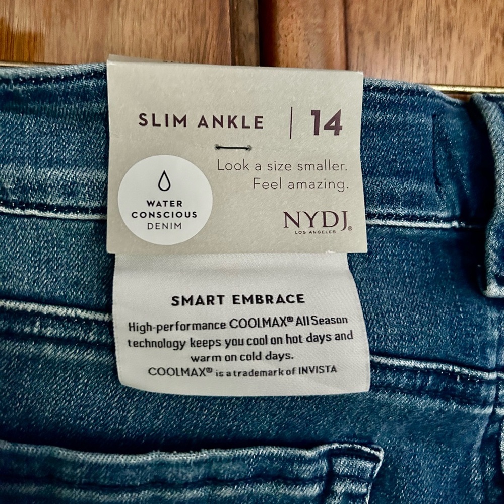 NYDR Jeans, Slim Ankle, SHERI ankle jeans. NEW with tags!!